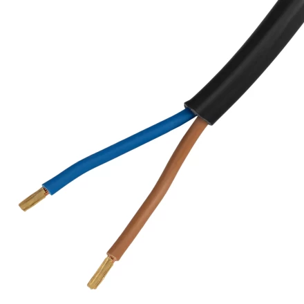 Шнур сетевой Denzel Energy Series, ПВС, 3 м, 2 x 1,5 мм, с неразборной вилкой, черный, 3 м, 37673 купить в Муравленко