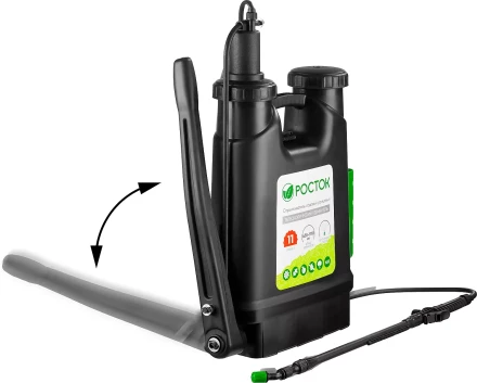 Опрыскиватель садовый РОСТОК, ранцевый, телескопический удлинитель, 11л 425219 купить в Муравленко