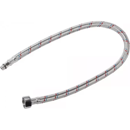 Подводка гибкая STAYER для воды к смесителям, оплетка из нерж стали, укороченная, г/ш 1/2&quot; - 0,6м 51016-060 купить в Муравленко