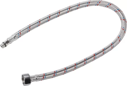 Подводка гибкая STAYER для воды к смесителям, оплетка из нерж стали, укороченная, г/ш 1/2&quot; - 0,6м 51016-060 купить в Муравленко