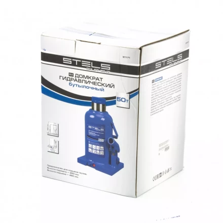 Домкрат гидравлический бутылочный 50 т h подъема 280-450 мм Stels 51171 купить в Муравленко