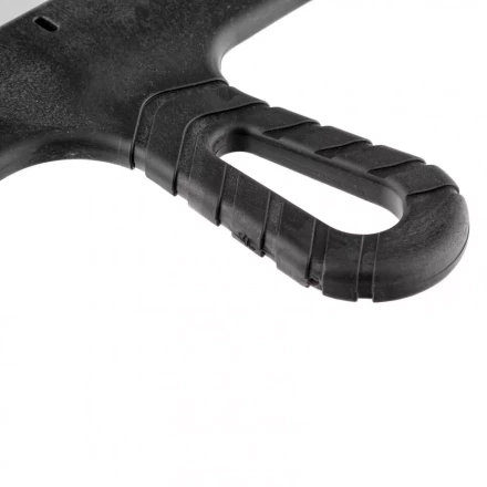 Шпатель из нержавеющей стали 250 мм зуб 8 х 8 мм пластмассовая ручка Россия 85143 купить в Муравленко