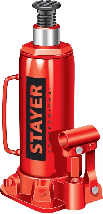 Домкрат STAYER "PROFI" гидравлический бутылочный, 12т, 210-400мм 43160-12 купить в Муравленко
