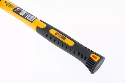 Киянка резиновая, 16 oz, черно-белая резина, фибергласовая рукоятка// Denzel 7711171 купить в Муравленко