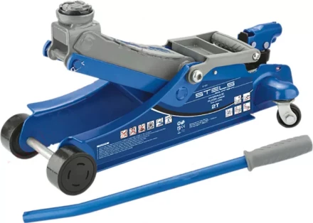 Домкрат гидравлический подкатной поворотная рукоятка 2т LOW PROFILE 100-350 мм  STELS 51131 купить в Муравленко