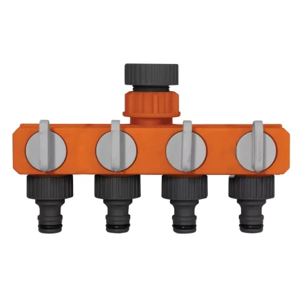 Распределитель пластиковый 4-х канальный G 3/4&quot;  G 1&quot;  Кратон 5 01 04 056 купить в Муравленко