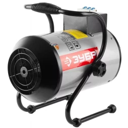 Пушка ЗУБР "ЭКСПЕРТ" тепловая, электрическая, встроенный автомат, с подставкой, 220В, 3/1,5 кВт ЗТПЭ-3.0-НА