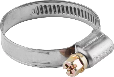 Хомуты ЗУБР &quot;ЭКСПЕРТ&quot;, нерж. сталь, накатная лента 9 мм, 20-32 мм, 5 шт 3787-20-32 купить в Муравленко