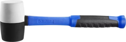 Киянка ЗУБР &quot;ПРОФЕССИОНАЛ&quot; резиновая черно-белая, с фиберглассовой ручкой, 680г 20532-680 купить в Муравленко