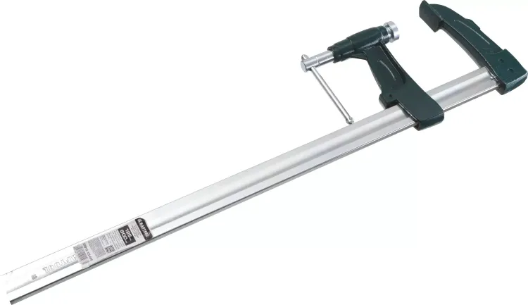 Струбцина KRAFTOOL тип "F", с мультипликаторной прижимной втулкой, 125х600 мм 32013-125-600 купить в Муравленко