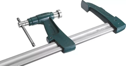 Струбцина KRAFTOOL тип "F", с мультипликаторной прижимной втулкой, 125х600 мм 32013-125-600 купить в Муравленко