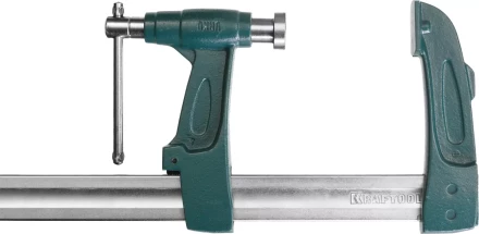 Струбцина KRAFTOOL тип "F", с мультипликаторной прижимной втулкой, 125х600 мм 32013-125-600 купить в Муравленко
