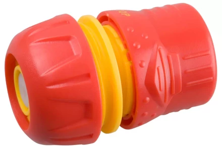 Cоединитель GRINDA пластмассовый c автостопом и запирающим механизмом, 3/4&quot; 8-426332 купить в Муравленко