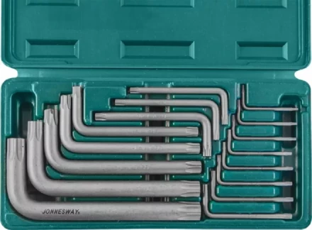 Набор ключей угловых Torx Т6-Т70 16предметов Jonnesway H0816S 47405 купить в Муравленко
