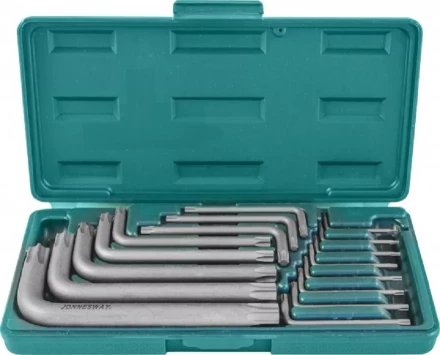 Набор ключей угловых Torx Т6-Т70 16предметов Jonnesway H0816S 47405 купить в Муравленко