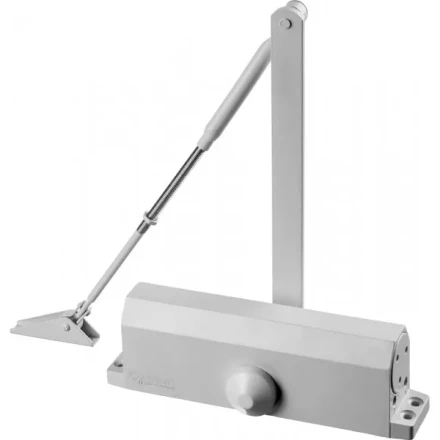 Доводчик дверной ЗУБР &quot;ПРОФЕССИОНАЛ&quot;, для дверей массой до 100 кг, цвет белый 37911-100 купить в Муравленко