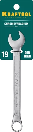 Ключи комбинированные KRAFTOOL, Cr-V, DIN 3113 27079-19 купить в Муравленко