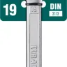 Ключи комбинированные KRAFTOOL, Cr-V, DIN 3113 27079-19 купить в Муравленко