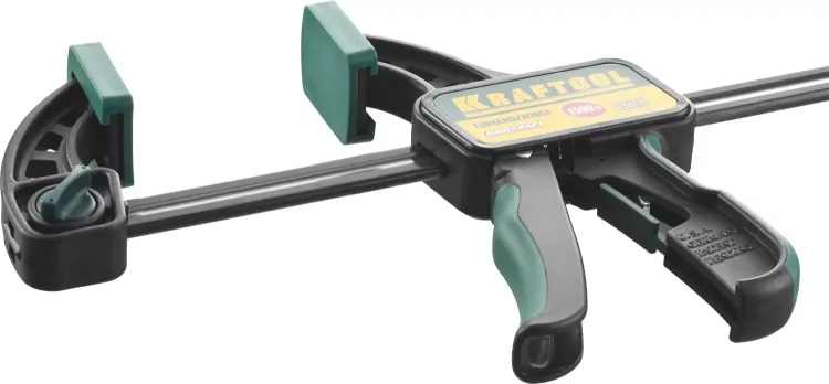 Струбцина "EcoKraft" ручная пистолетная, KRAFTOOL 32226-60, пластиковый корпус, 600/800мм, 150кгс 32226-60 купить в Муравленко