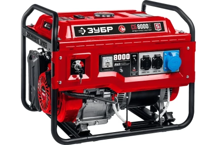 ЗУБР 8000 Вт, бензиновый генератор с электростартером (СБ-8000Е) купить в Муравленко