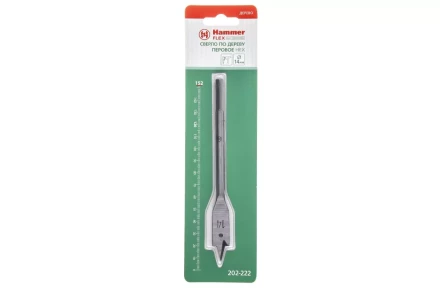 Сверло по дереву HAMMER Ф14х152мм (DR WD SP 14мм*152мм) купить в Муравленко