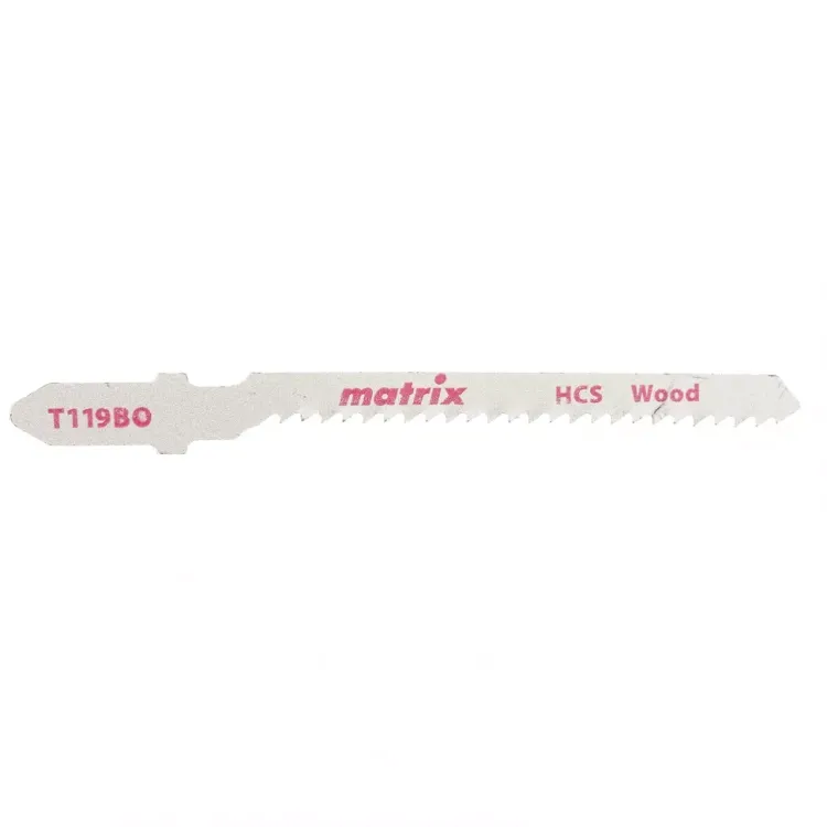 Полотна для электролобзика по дереву 3 штук T119BO 50x2мм HCS фигурный рез MATRIX 78227 купить в Муравленко