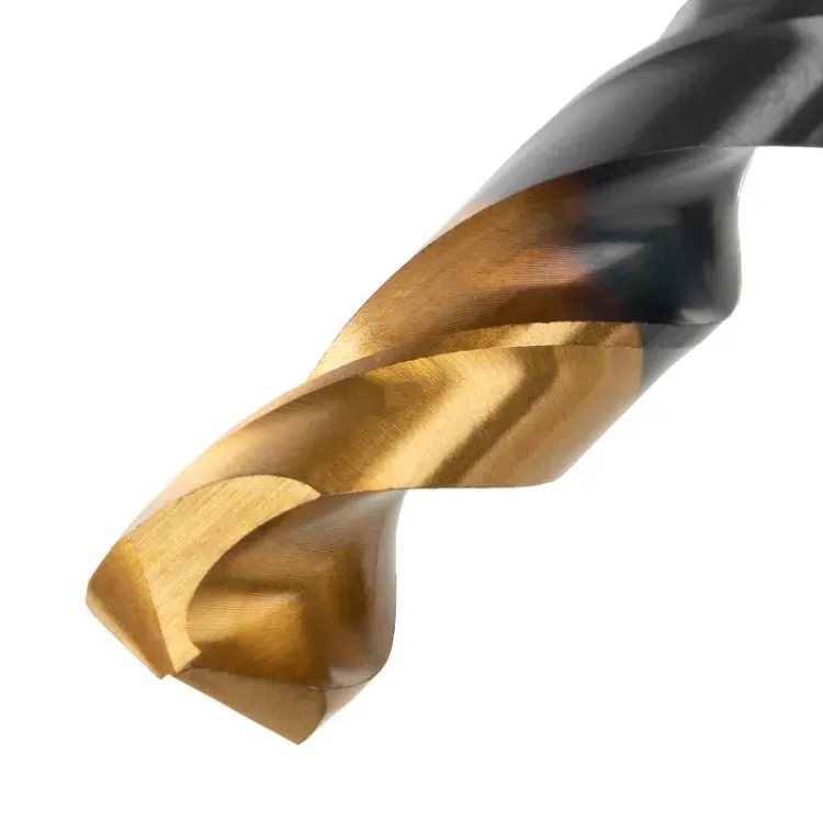 Сверло по металлу, 12 мм, HSS-Tin, Golden Tip, 6 шт. Denzel 717224 купить в Муравленко