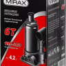 Домкрат гидравлический бутылочный, 6т, 195-380 мм, MIRAX 43260-6 43260-6 купить в Муравленко