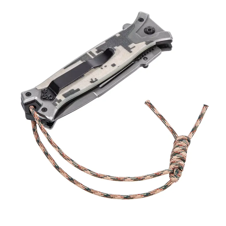 Нож складной Denzel, многоцелевой, системы Liner-Lock, с накладкой G10 на прямой рук-ке+стеклобой, 79208 купить в Муравленко