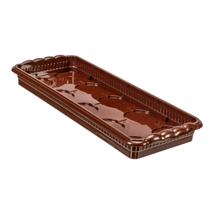 Набор для рассады Palisad 643449, поддон 380х155х40 мм, 10 горшочков по 250 мл с выдвижным дном купить в Муравленко