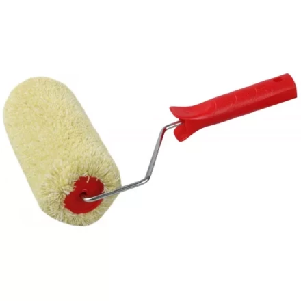 Валик фасадный ЗУБР &quot;ЭКСПЕРТ&quot; УНИВЕРСАЛ СИНТЕКС малярный в сборе, полиакрил, бюгель 8мм, 68х250мм 03502-25 купить в Муравленко