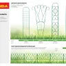 Бордюр декоративный GRINDA для цветников, 14х310см, зеленый 422223-G купить в Муравленко