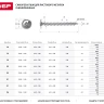 Саморезы ЗУБР с прессшайбой по листовому металлу до 0,9 мм, PH2, 4,2х14 мм, 45шт 300196-42-014 купить в Муравленко