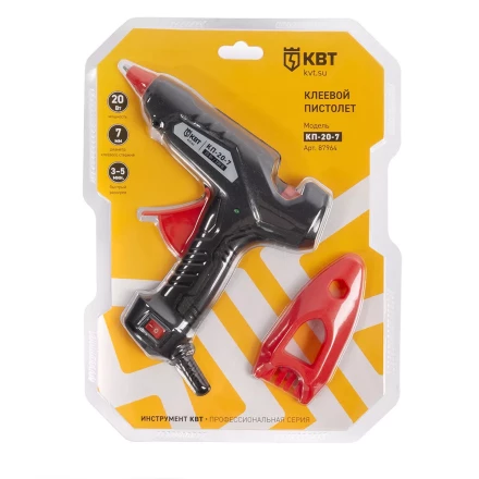 Пистолет клеевой КВТ КП-20-7 20 Вт, стержня 7 мм (87964) купить в Муравленко