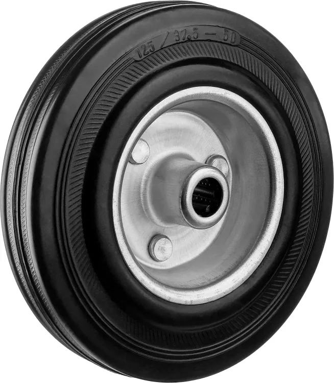 ЗУБР d 125 мм, г/п 100 кг, игольчатый подшипник, резина/металл, колесо, Профессионал (30936-125) купить в Муравленко