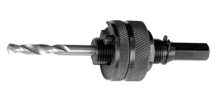 ЗУБР &quot;ЭКСПЕРТ&quot;. Державка  для биметаллических коронок, жесткие штифты, прижимная муфта, шестигранный хвостовик, d 32-152мм 29532_z01 купить в Муравленко