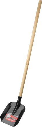 ЗУБР Мастер, 346 х 235 х 1375 мм, полотно 1.6 мм, закалено, дерев. черенок высш. сорт, тип ЛСП, совковая лопата (39577) купить в Муравленко