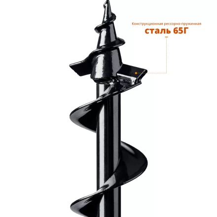 ЗУБР d 80 мм, грунт, шнек для мотобуров (7051-8) купить в Муравленко