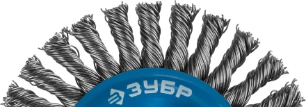 ЗУБР &quot;ПРОФЕССИОНАЛ&quot;. Щетка дисковая для УШМ, плетеные пучки стальной проволоки 0,5мм, 100ммхМ14 35192-100_z02 купить в Муравленко