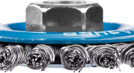 ЗУБР &quot;ПРОФЕССИОНАЛ&quot;. Щетка дисковая для УШМ, плетеные пучки стальной проволоки 0,5мм, 100ммхМ14 35192-100_z02 купить в Муравленко