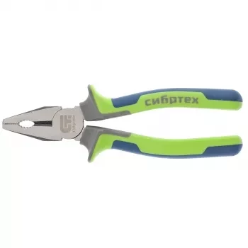 Плоскогубцы комбинированные 200 мм фосфатирование трехкомпонентные рукоятки СИБРТЕХ 17055 купить в Муравленко