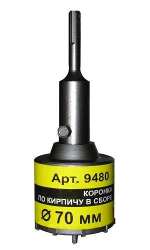 Коронка SDS+ 70х50 ТС д/кирп в сборе Энкор 9480 купить в Муравленко