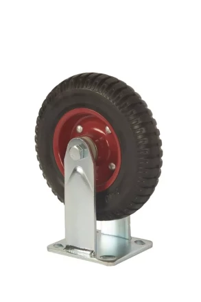 Колесо большегрузное неповоротное PF 200 200 мм резина с протектором (F) 1027234 купить в Муравленко