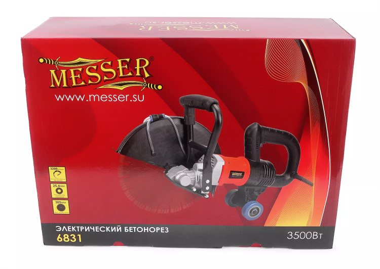 Электрический бетонорез MESSER 6831  3500Вт  305мм купить в Муравленко