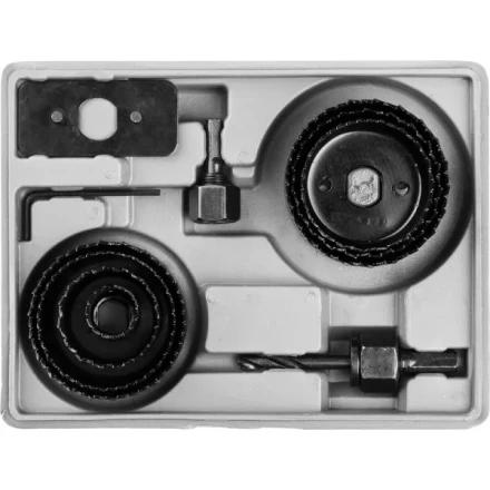 Набор STAYER &quot;MASTER&quot;: Коронки по дереву кольцевые, d=22, 41, 54, 57, 60, 64, 67мм, 7шт 29600-H7 купить в Муравленко