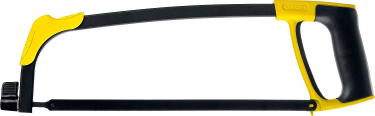 Ножовка по металлу STAYER MS350-BLACK-Max, металлическая обрезиненная рукоятка, натяжение 70 кг, 300 мм 15775 купить в Муравленко