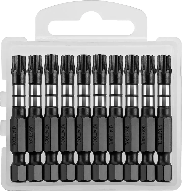 Биты для ударных шуруповертов KRAFTOOL Impact Pro TX 26195-30-50-S10 купить в Муравленко