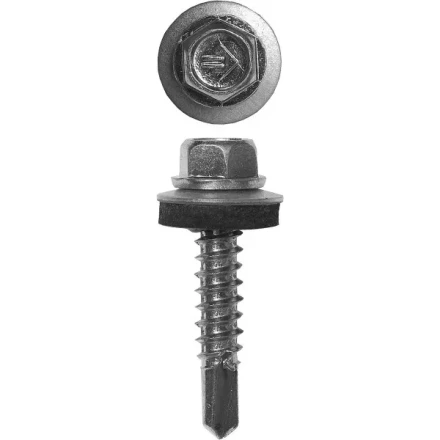 Саморезы ЗУБР &quot;ПРОФЕССИОНАЛ&quot; оцинков., для крепл. кров. матер. к металл. констр., 5.5x38мм, 1500шт 4-300310-55-038 купить в Муравленко