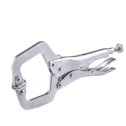 Зажим ручной увеличенный захват подвижные губки 170 мм Сибртех 18425 купить в Муравленко