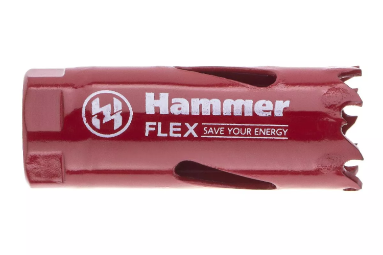 Коронка биметаллическая HAMMER Ф20х38мм 1/2" BiMETALL (224-002) купить в Муравленко
